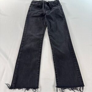 Frame Denim Black Flare & Wide Leg Jeans